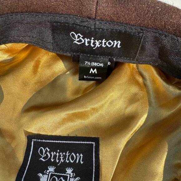 Brixton Hooligan Snap Cap- Newspaper Boy, Vintage, Brown, Size M - Picture 7 of 8